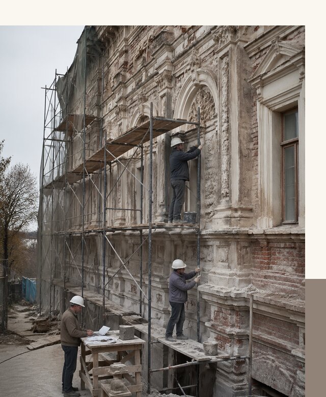 Реставрация объектов культурного наследия под ключ в Сестрорецке