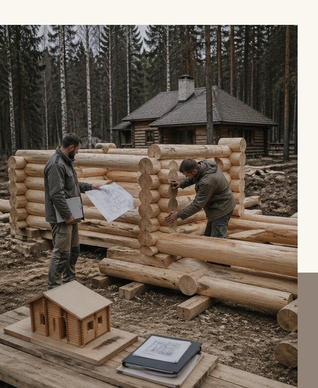 Проектирование и строительство домов из бревна в Сестрорецке